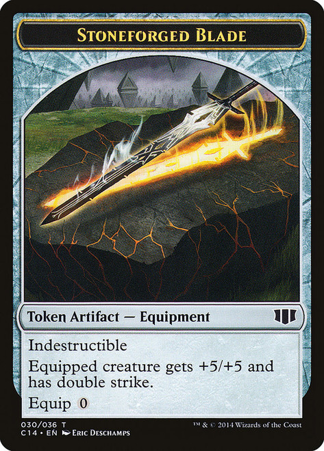 {Stoneforged Blade Token} // {Germ Token}
Commander 2014
Single
Magic: The Gathering