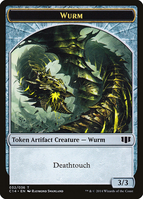 {Wurm Token} (Deathtouch) // {Goat Token}
Commander 2014
Single
Magic: The Gathering