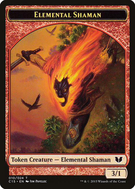 {Elemental Shaman Token} // {Shapeshifter Token}
Commander 2015
Single
Magic: The Gathering