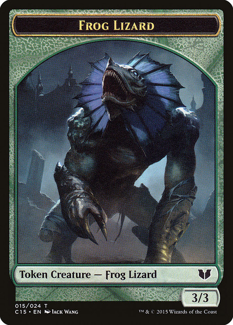 {Frog Lizard Token} // {Germ Token}
Commander 2015
Single
Magic: The Gathering