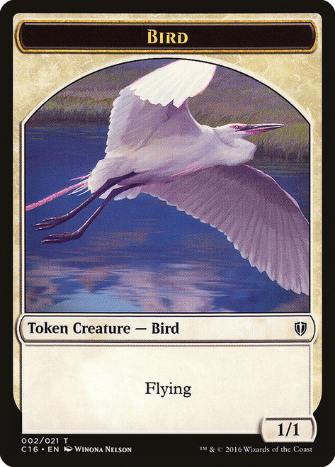 {Bird Token} (White) // {Saproling Token} (#16)
Commander 2016
Single
Magic: The Gathering