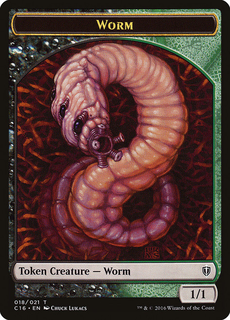 {Worm Token} // {Zombie Token}
Commander 2016
Single
Magic: The Gathering
