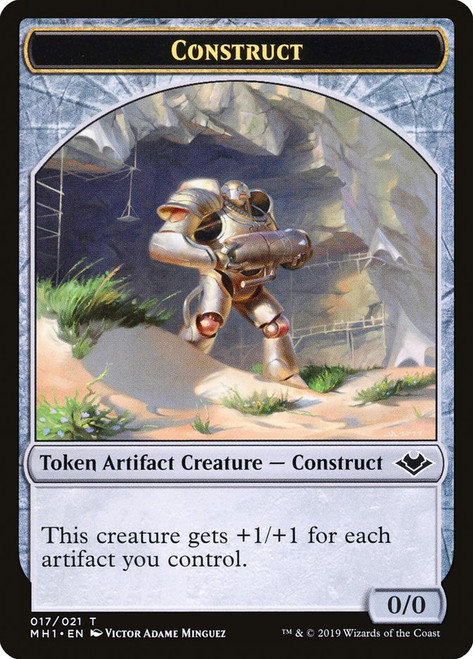 {Construct Token} // {Zombie Token}\nModern Horizons\nSingle\nMagic The Gathering