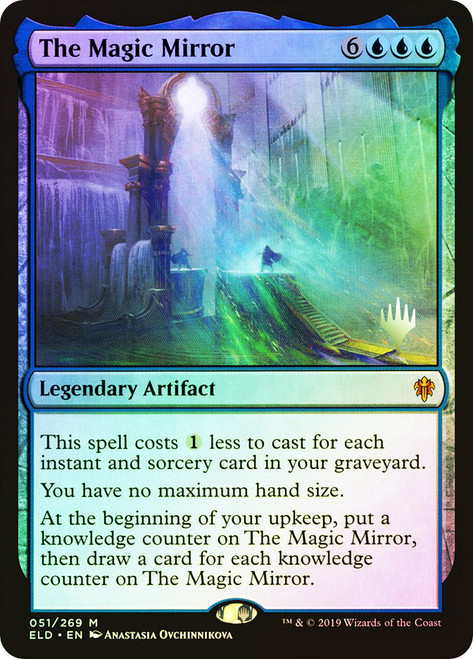 The Magic Mirror (Promo Pack) (Throne of Eldraine)\nPromo: Planeswalker Stamped\nSingle\nMagic The Gathering
