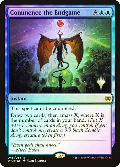 Commence the Endgame (Prerelease) (War of the Spark) | Promo: Date 