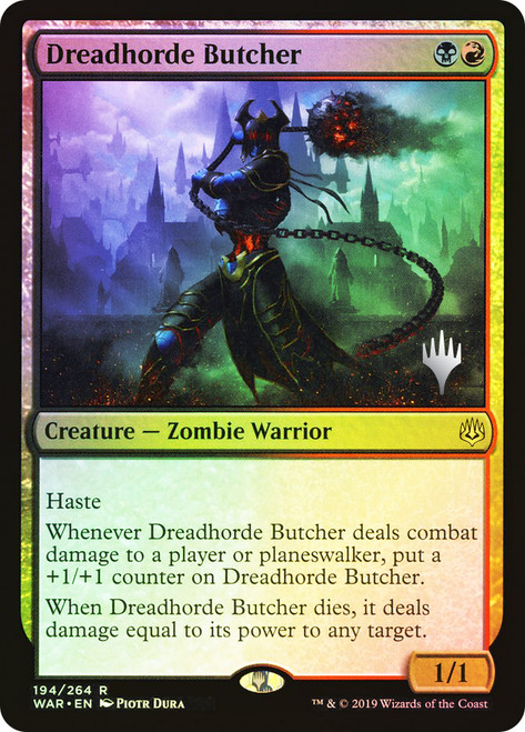 Dreadhorde Butcher (Prerelease) (War of the Spark) | Promo | Star