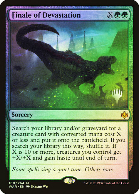 Finale of Devastation (Promo Pack) (War of the Spark)\nPromo: Planeswalker Stamped\nSingle\nMagic The Gathering
