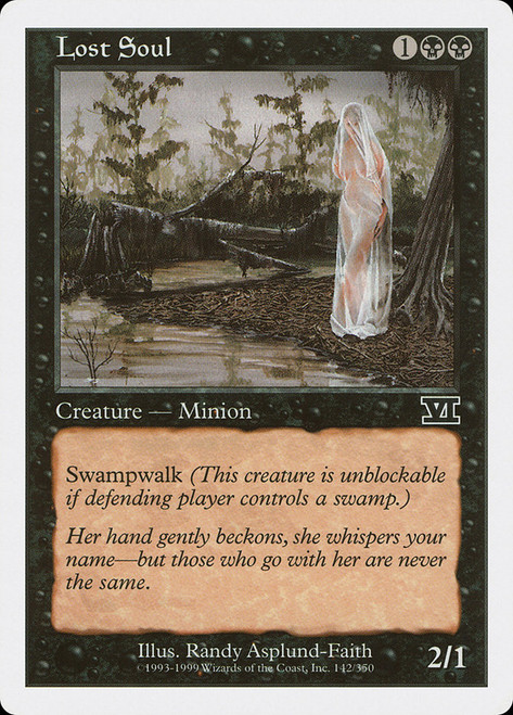 Lost Soul\n6th Edition\nSingle\nMagic The Gathering