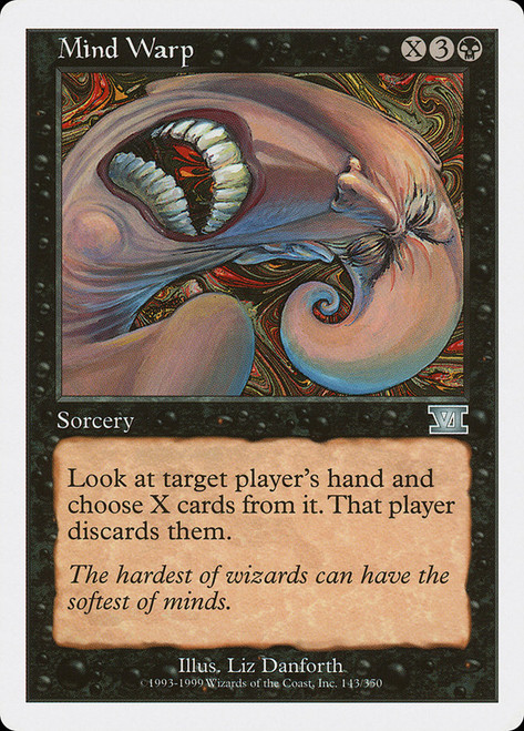 Mind Warp\n6th Edition\nSingle\nMagic The Gathering