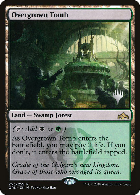 Overgrown Tomb (Promo Pack) (Guilds of Ravnica) | Promo | Star