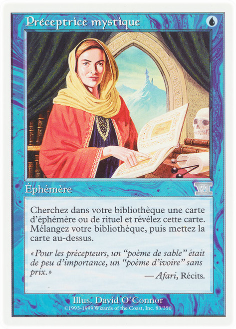 Mystical Tutor\n6th Edition - French\nSingle\nMagic The Gathering