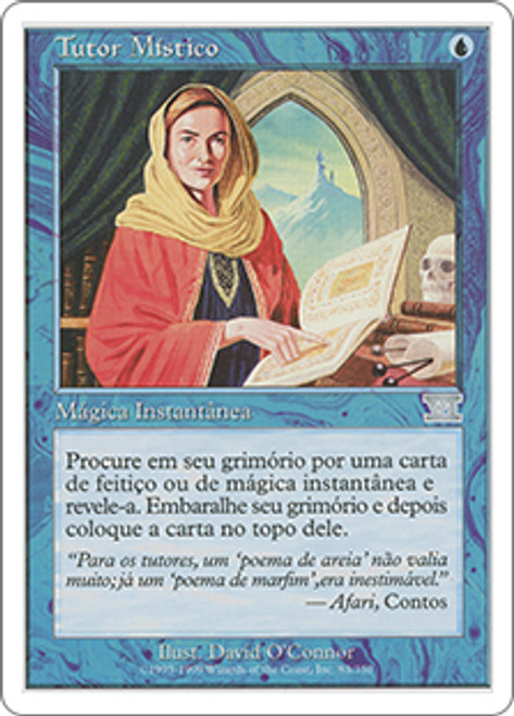Mystical Tutor\n6th Edition - Portuguese\nSingle\nMagic The Gathering