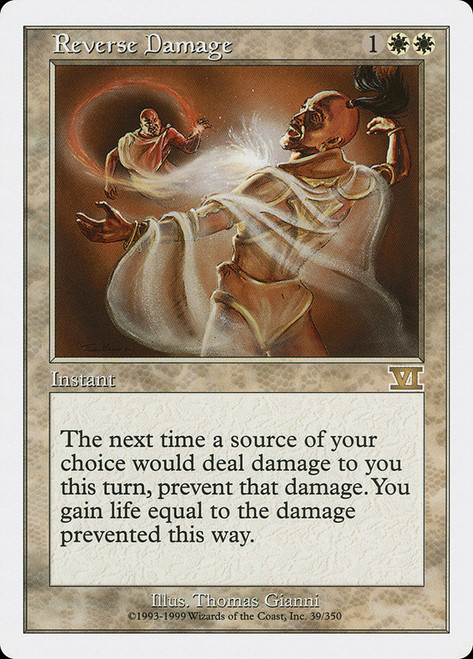 Reverse Damage\n6th Edition\nSingle\nMagic The Gathering