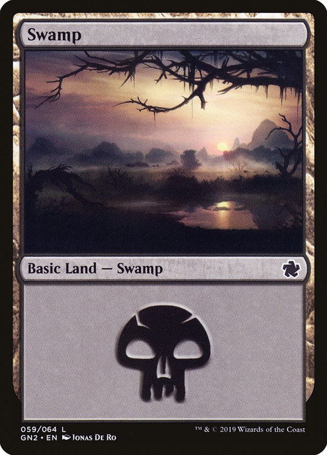 Swamp (#59)\nGame Night: 2019\nSingle\nMagic The Gathering