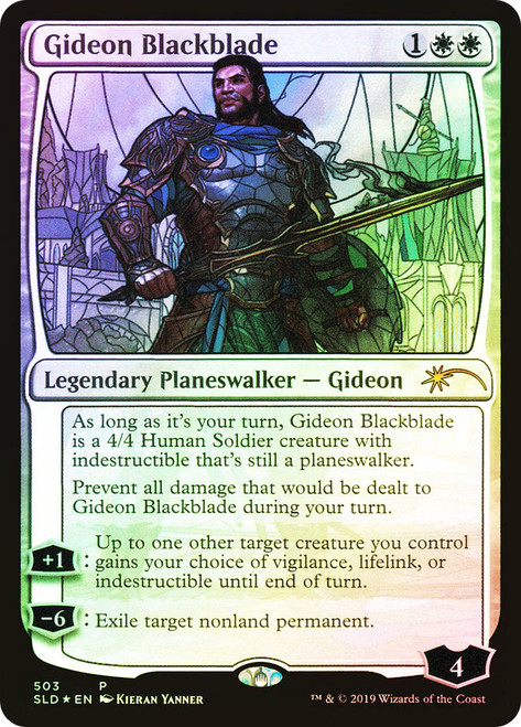 Gideon Blackblade (Secret Lair)\nPromo: General\nSingle\nMagic The Gathering