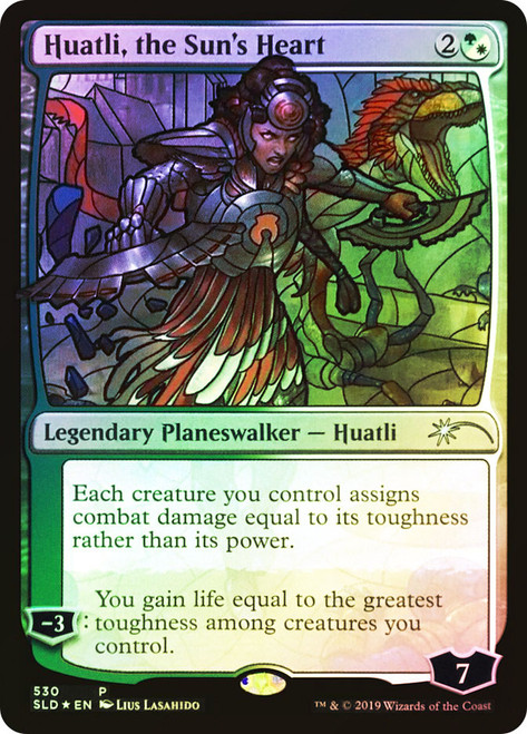 Huatli, the Sun's Heart (Secret Lair)\nPromo: General\nSingle\nMagic The Gathering