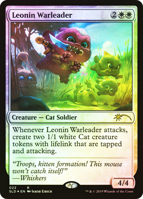 Leonin Warleader (Secret Lair)\nPromo: General\nSingle\nMagic The Gathering