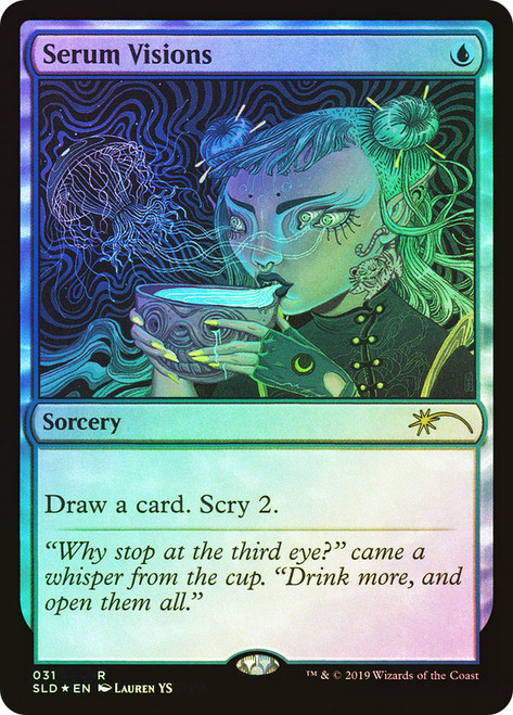 Serum Visions (Secret Lair) (#031)\nPromo: General\nSingle\nMagic The Gathering