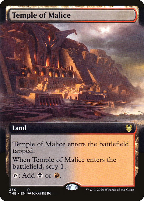 Temple of Malice (Extended Art)\nTheros Beyond Death - Variants\nSingle\nMagic The Gathering