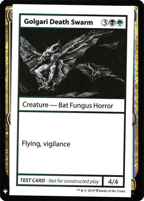 Golgari Death Swarm\nMystery Booster - Test Cards (Symbol)\nSingle\nMagic The Gathering