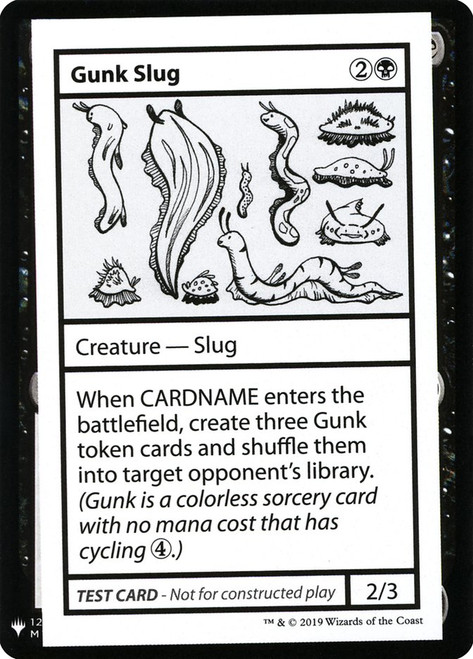 Gunk Slug\nMystery Booster - Test Cards (Symbol)\nSingle\nMagic The Gathering