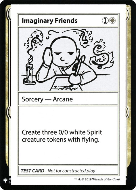 Imaginary Friends\nMystery Booster - Test Cards (Symbol)\nSingle\nMagic The Gathering