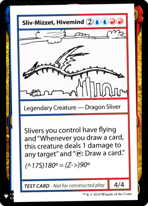 Sliv-Mizzet, Hivemind | Mystery Booster - Test Cards (Symbol) | Star 