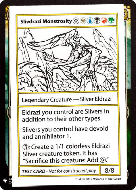 Slivdrazi Monstrosity | Mystery Booster - Test Cards (No Symbol