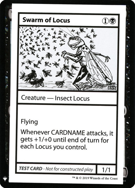 Swarm of Locus\nMystery Booster - Test Cards (Symbol)\nSingle\nMagic The Gathering