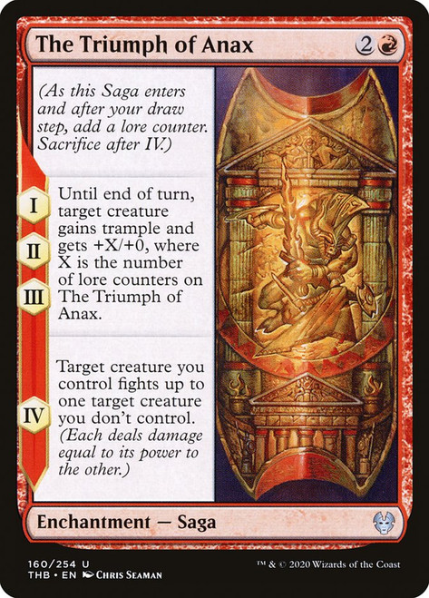 The Triumph of Anax\nTheros Beyond Death\nSingle\nMagic The Gathering