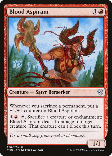 Blood Aspirant\nTheros Beyond Death\nSingle\nMagic The Gathering