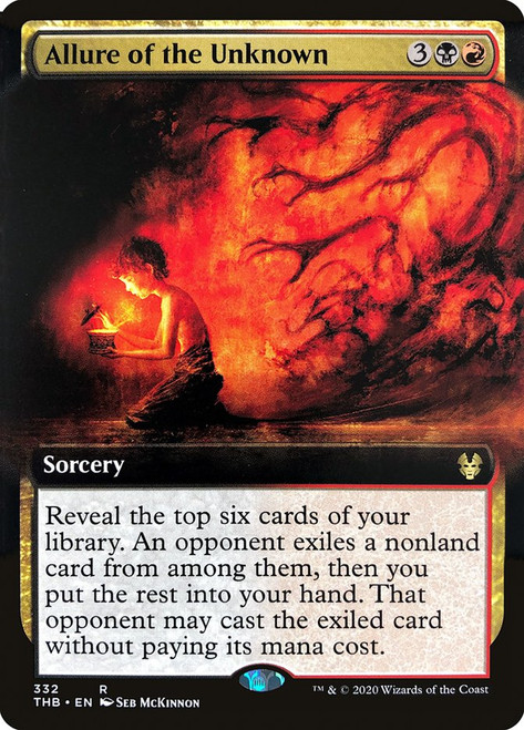 Allure of the Unknown (Extended Art)\nTheros Beyond Death - Variants\nSingle\nMagic The Gathering