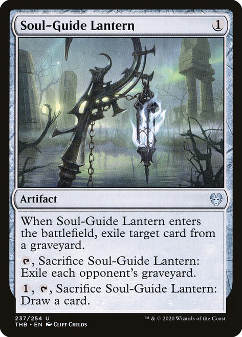 Soul-Guide Lantern\nTheros Beyond Death\nSingle\nMagic The Gathering