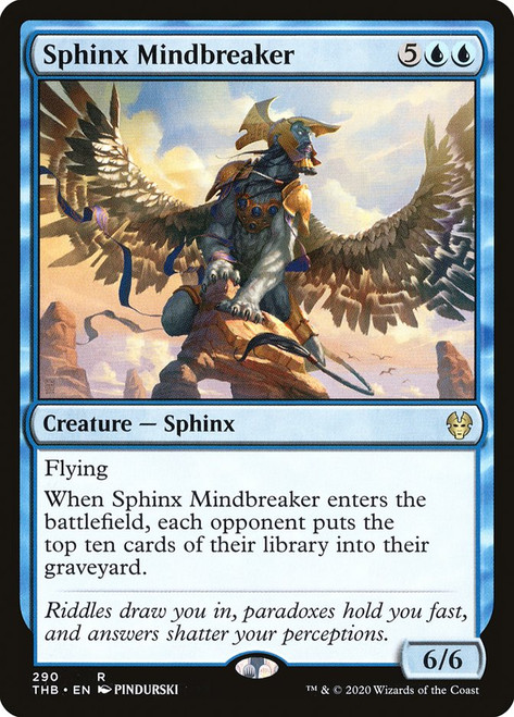 Sphinx Mindbreaker (Theme Booster)\nTheros Beyond Death\nSingle\nMagic The Gathering