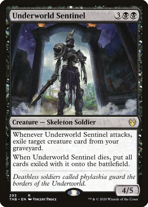 Underworld Sentinel (Theme Booster)\nTheros Beyond Death\nSingle\nMagic The Gathering