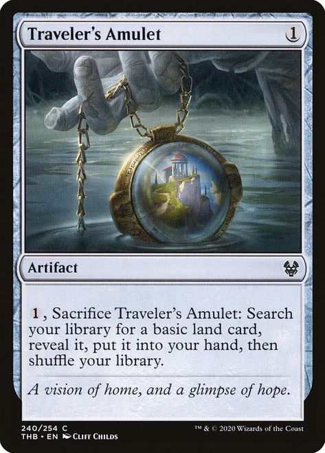 Traveler's Amulet\nTheros Beyond Death\nSingle\nMagic The Gathering