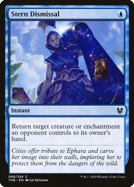 Stern Dismissal\nTheros Beyond Death\nSingle\nMagic The Gathering
