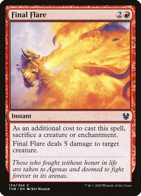 Final Flare\nTheros Beyond Death\nSingle\nMagic The Gathering