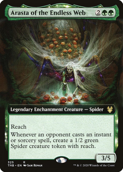 Arasta of the Endless Web (Extended Art)\nTheros Beyond Death - Variants\nSingle\nMagic The Gathering