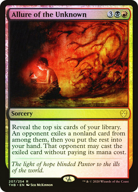 Allure of the Unknown\nTheros Beyond Death\nSingle\nMagic The Gathering