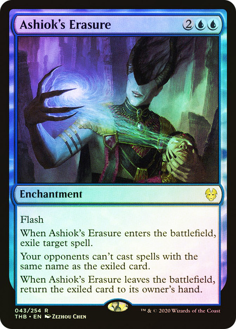Ashiok's Erasure\nTheros Beyond Death\nSingle\nMagic The Gathering