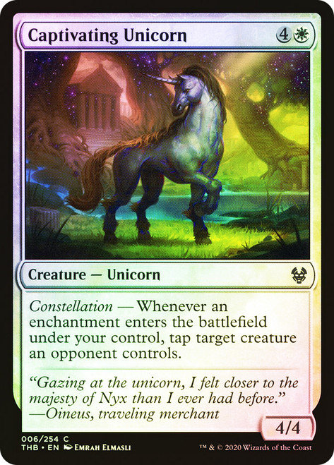 Captivating Unicorn\nTheros Beyond Death\nSingle\nMagic The Gathering