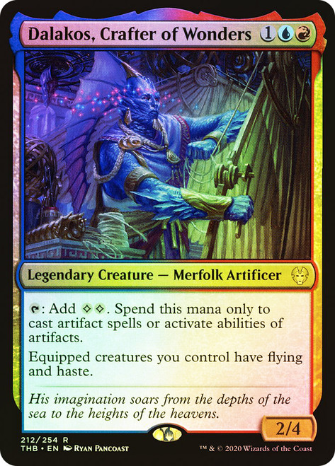 Dalakos, Crafter of Wonders\nTheros Beyond Death\nSingle\nMagic The Gathering