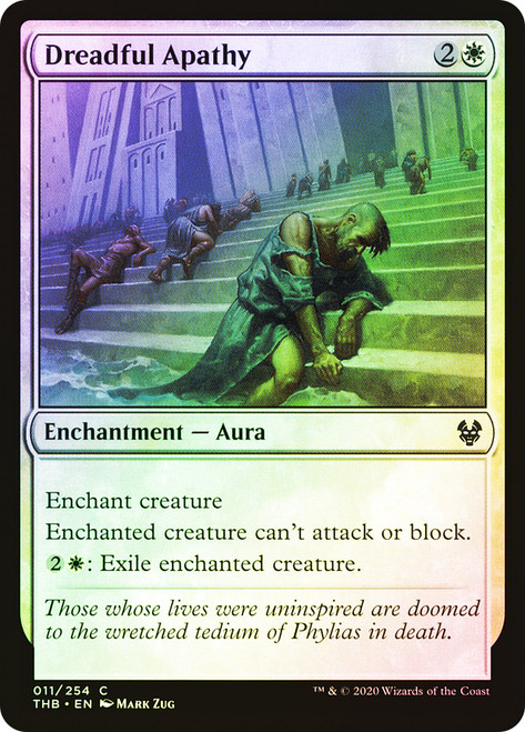 Dreadful Apathy\nTheros Beyond Death\nSingle\nMagic The Gathering