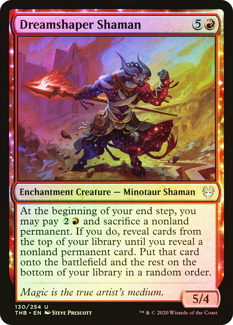 Dreamshaper Shaman\nTheros Beyond Death\nSingle\nMagic The Gathering
