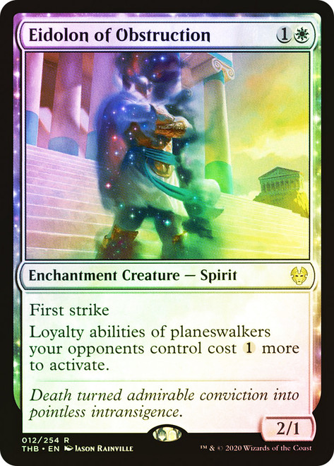 Eidolon of Obstruction\nTheros Beyond Death\nSingle\nMagic The Gathering