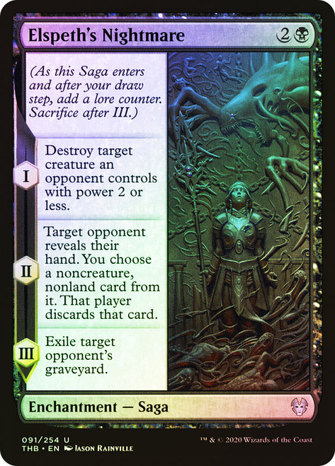 Elspeth's Nightmare\nTheros Beyond Death\nSingle\nMagic The Gathering