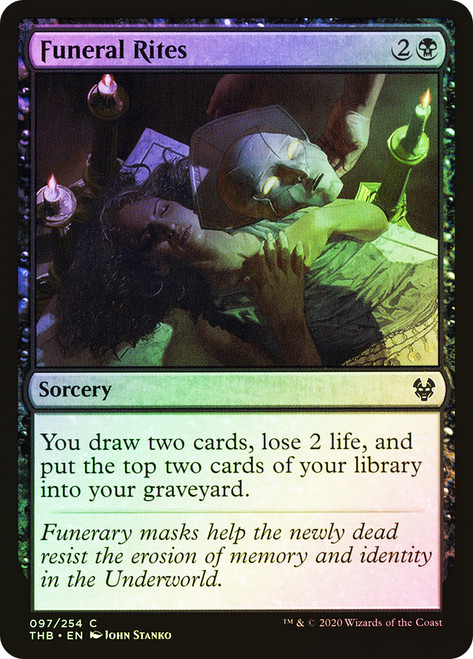 Funeral Rites\nTheros Beyond Death\nSingle\nMagic The Gathering