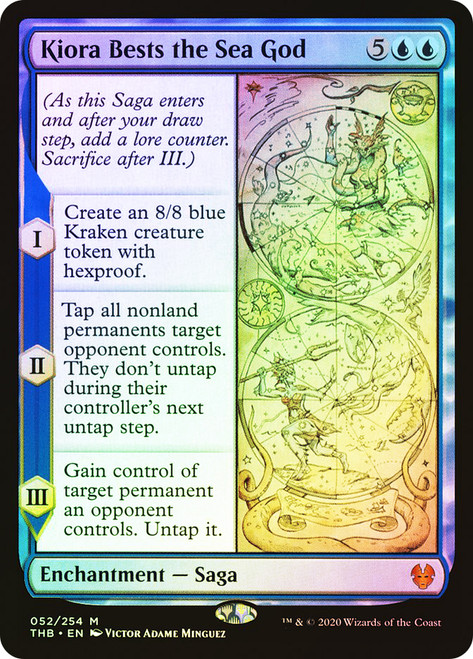 Kiora Bests the Sea God\nTheros Beyond Death\nSingle\nMagic The Gathering