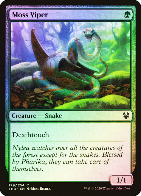 Moss Viper\nTheros Beyond Death\nSingle\nMagic The Gathering